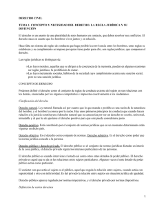 DERECHO CIVIL DISTINCI&Oacute;N
