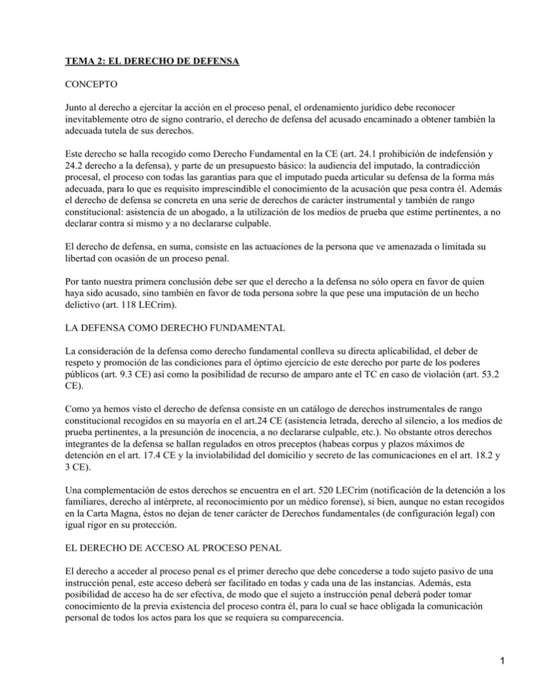 Derecho De Defensa