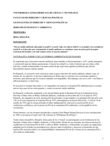 Derecho ecol&oacute;gico y ambiental