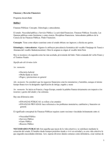 Derecho Financiero argentino