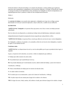 Derecho laboral de M&eacute;xico