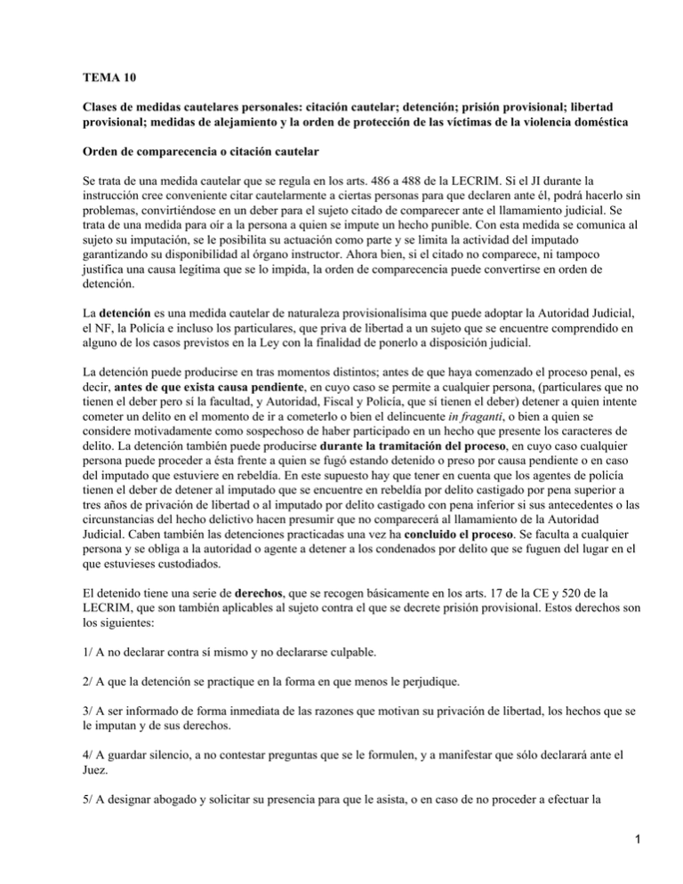 Derecho Procesal Penal Español