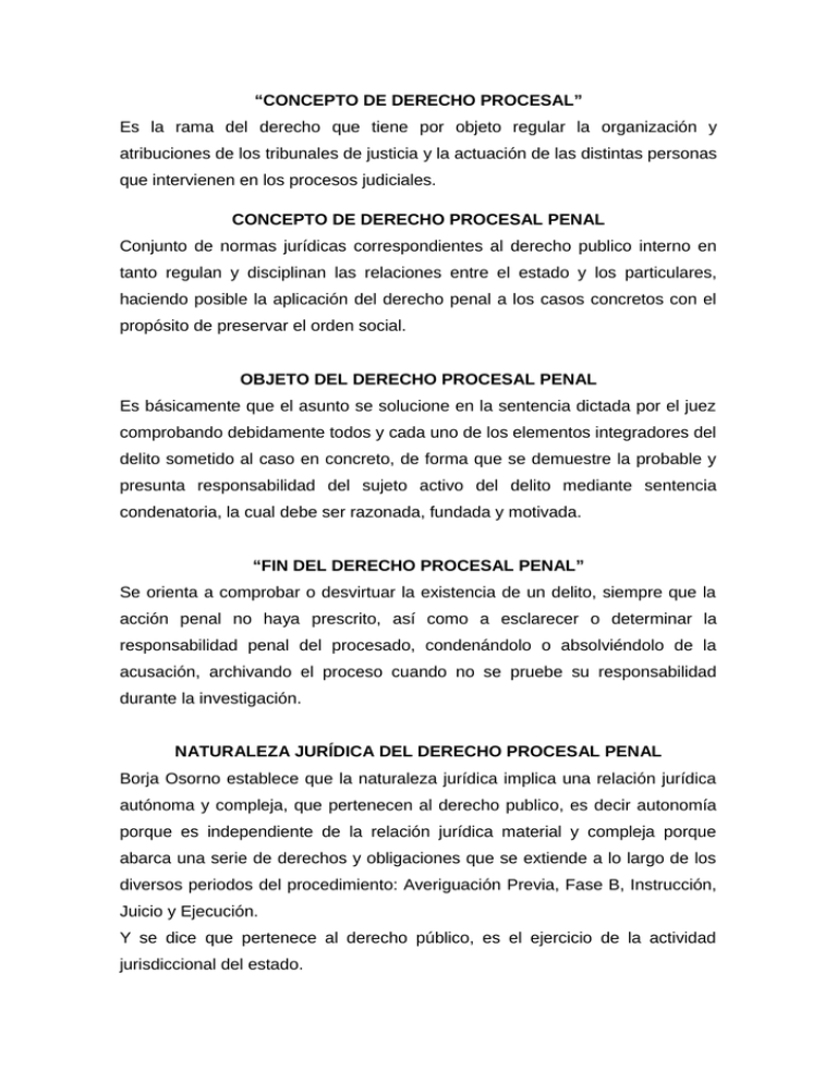 Derecho Procesal Penal México