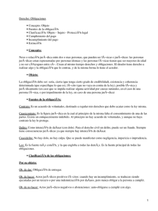 Derecho: Obligaciones