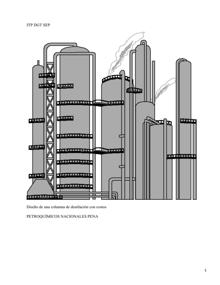 Diseño De Una Columna De Destilación Con Costos