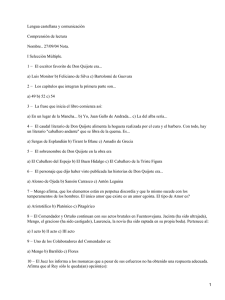 Lengua castellana y comunicación Comprensión de lectura Nombre.. 27/09/04 Nota. I Selección Múltiple.
