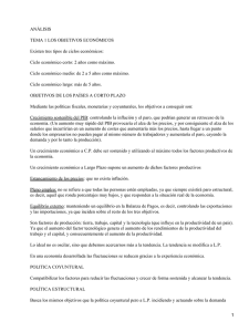 El entorno económico de la empresa turística