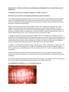 Enfermedad periodontal en paciente diabético