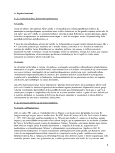 La España Medieval. 1−_La evolución política de los reinos peninsulares. A/ Castilla.