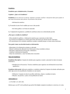 Estadística para administración y economía