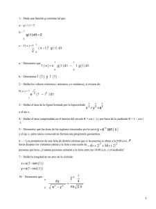 1.− Dada una función g continua tal que: b.−