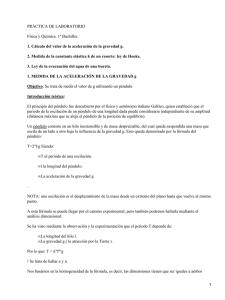PR&Aacute;CTICA DE LABORATORIO F&iacute;sica y Qu&iacute;mica. 1&ordm; Bachiller.