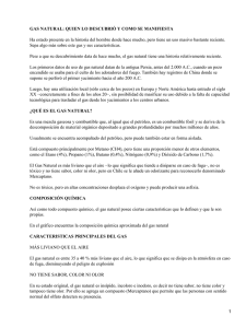 GAS NATURAL: QUIEN LO DESCUBRI&Oacute; Y COMO SE MANIFIESTA