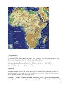 Geografía física de África