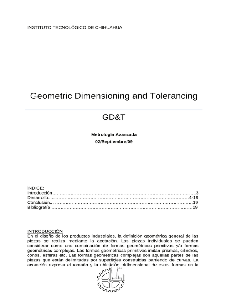 Geometric Dimensioning And Tolerancing