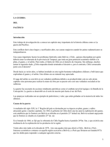 _____________________________________________________________________________ LA GUERRA DEL PACÍFICO