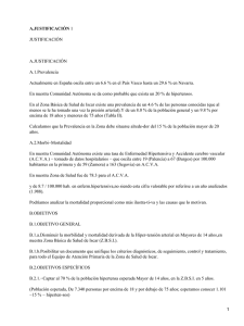 A.JUSTIFICACIÓN JUSTIFICACIÓN A.1.Prevalencia Actualmente en España oscila entre un 6.6 % en el...