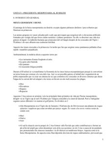 UNITAT 1: PRECEDENTS: MESOPOTAMIA AL III MILENI 0. INTRODUCCIÓ GENERAL