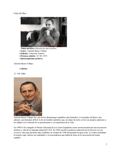 Ficha del libro: Antonio Buero Vallejo 17−VII−2004