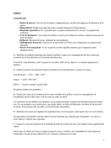 Unitat 8 Deutes de guerra: Hiperinflació: Bombolla especulativa: