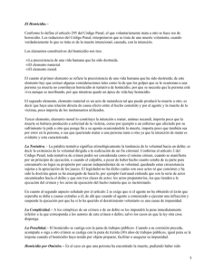 Homicidio en la legislación penal dominicana