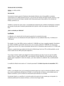 Inflación y deflación chilena