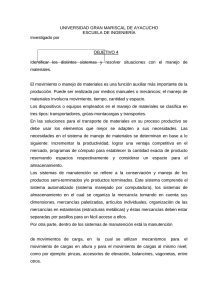 UNIVERSIDAD GRAN MARISCAL DE AYACUCHO ESCUELA DE INGENIERÍA Investigado por OBJETIVO 4