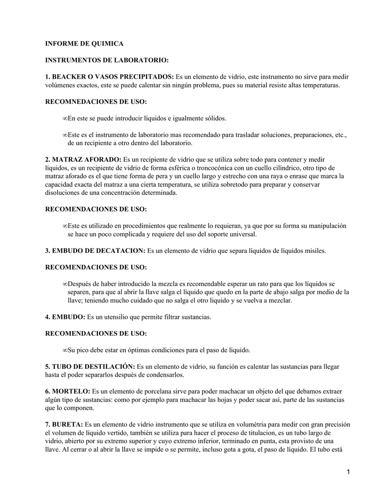 Para que se usan los vasos de precipitado