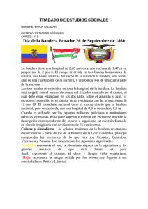 La Bandera de Ecuador