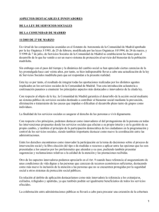 Ley 11/2003, de 27 de marzo, de Servicios Sociales de la Comunidad de Madrid