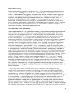 Lucha por la libertad y el poder en la Revolución Francesa