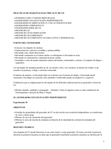 PRACTICAS DE MAQUINAS ELECTRICAS IV DE CD INTRODUCCIÓN Y PARTES PRINCIPALES.