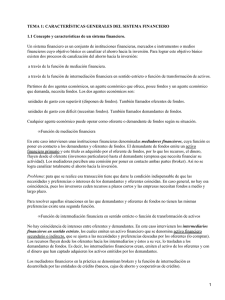 Mercados, medios e instituciones financieras