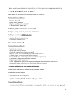 Metodología y tecnología diagnóstica en los problemas médicos