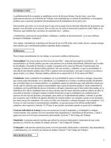 Migraciones y Derecho del Trabajo en Chile