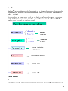 OraciÃ³n. La OraciÃ³n