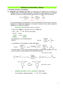 Oxidación de alcoholes y éteres