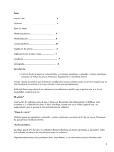 Índice 3 4 Tipos de aborto