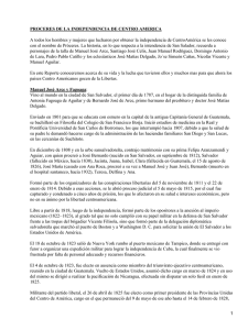 Pr&oacute;ceres de la Independencia de Centroam&eacute;rica: Arce y Delgado