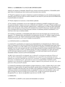 Rebeld&iacute;a y falta de contestaci&oacute;n