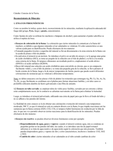 Reconocimiento de minerales