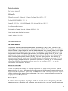 Recusos energ&eacute;ticos