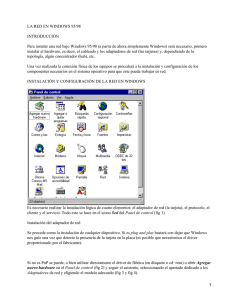 Redes en Microsoft Windows 95 y Windows 98