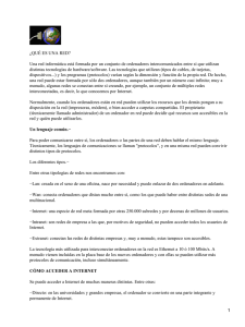 Redes y WWW (World Wide Web)