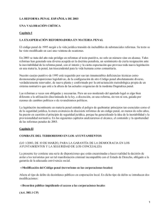 Reforma penal espa&ntilde;ola de 2003