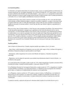 Reforma pol&iacute;tica y democratizaci&oacute;n espa&ntilde;ola