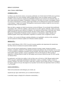 RIMAS Y LEYENDAS Autor: Gustavo Adolfo Béquer. INTRODUCCIÓN.− ,