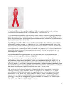 SIDA (Síndrome De Inmunodeficiencia Adquirida) en mujeres y niños