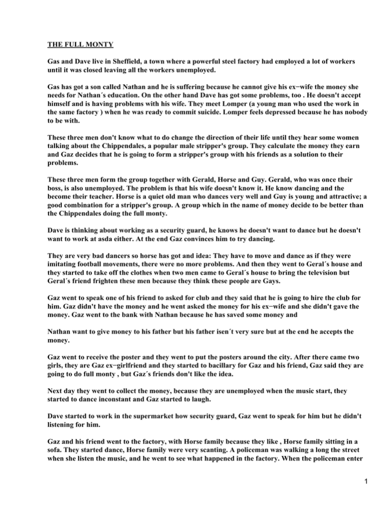 Perspresentatie The Full Monty http//www.bnnews.nl