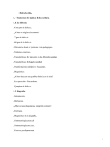 Trastornos del habla y de la escritura